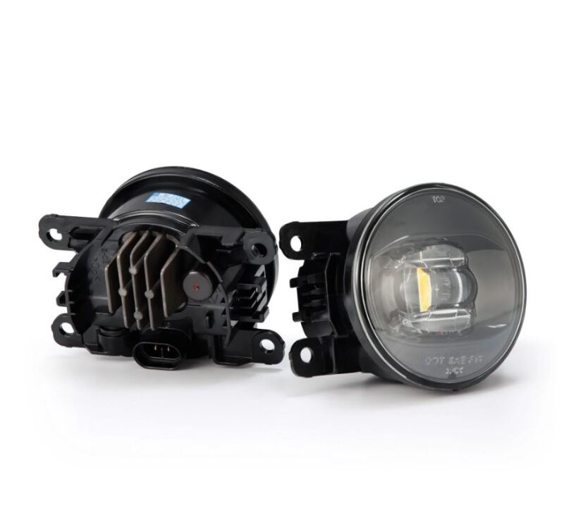 AlphaRex Universal Acura/Ford/Honda/Subaru/Nissan DoubleTap Dual Color LED Proj Fog Lights - Wt/Ambr 210002