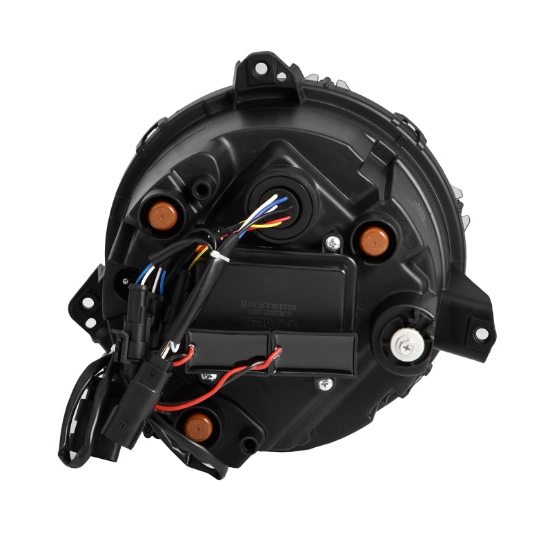 AlphaRex 18-23 Jeep Wrangler JL/Gladiator JT LED Proj Headlights Alpha-Blk w/ Activ Light/Seq Signal 880867
