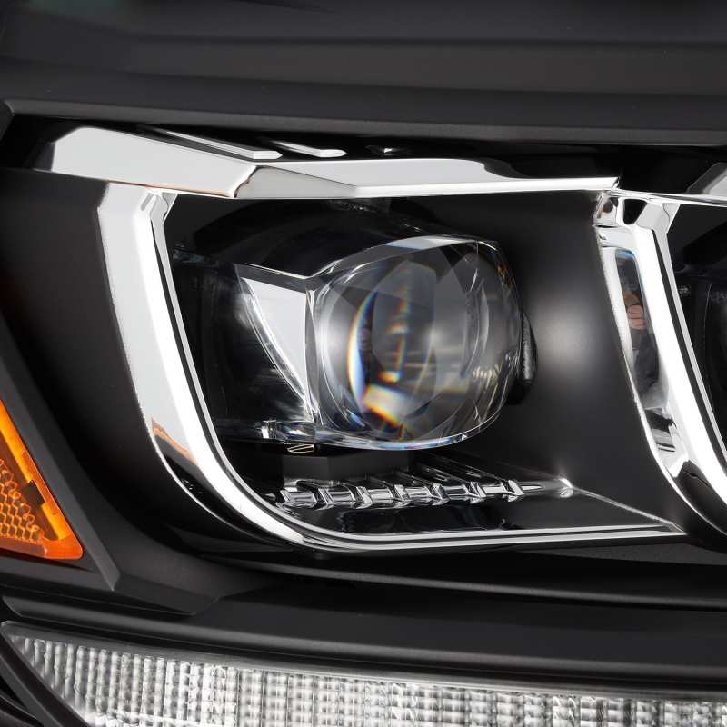 AlphaRex 19-21 Ford Ranger NOVA LED Proj Headlights Plank Style Black w/Activ Light/Seq Signal/DRL 880124