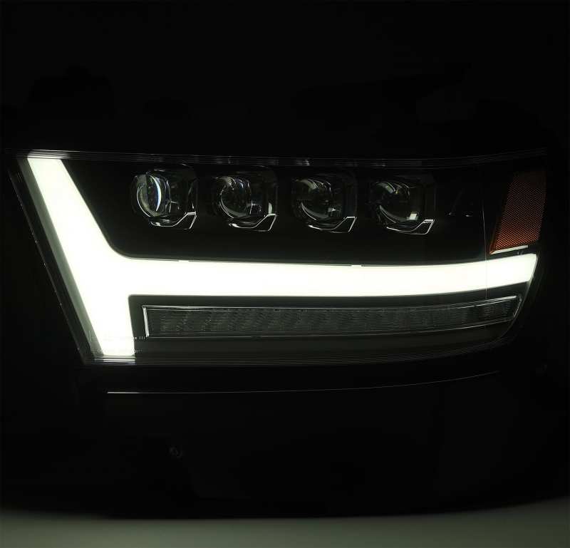 AlphaRex 19-20 Ram 1500HD NOVA LED Proj Headlight Plank Style Matte Blk w/Activ Light/Seq Signal/DRL 880518