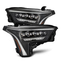 AlphaRex 22-23 Toyota Tundra NOVA-Series Headlights Black w/Amber DRL - Req 810029 OR 810030 880872
