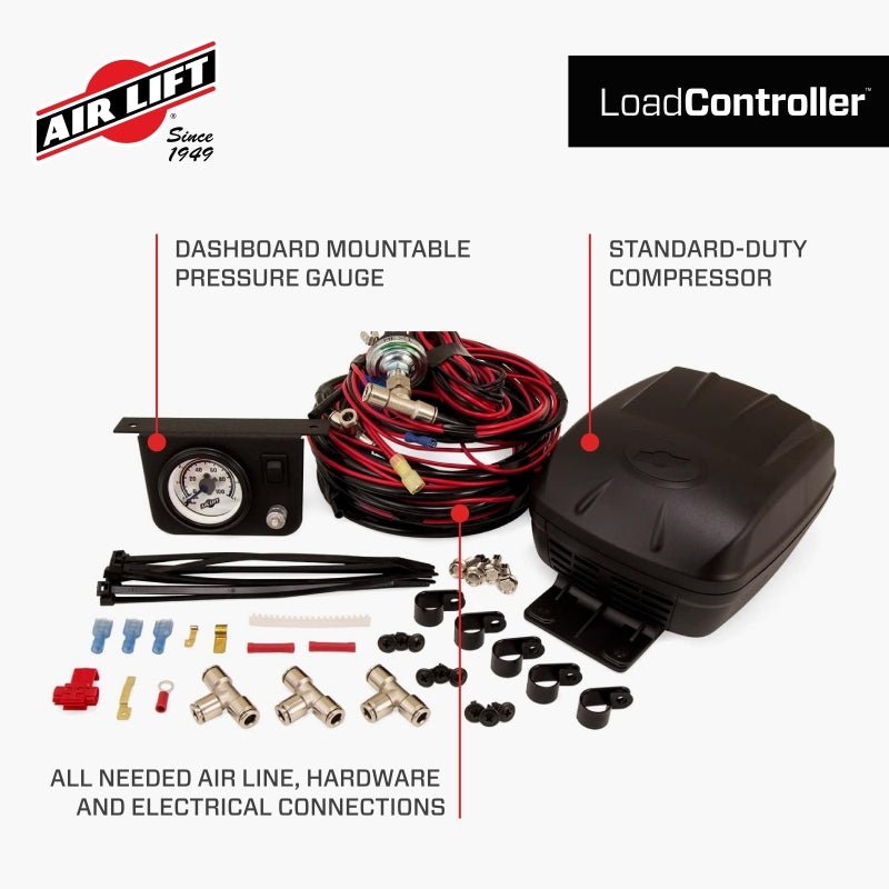 AIRLIFT Load Controller II - Single Gauge w/ Lps 5 PSI Min.