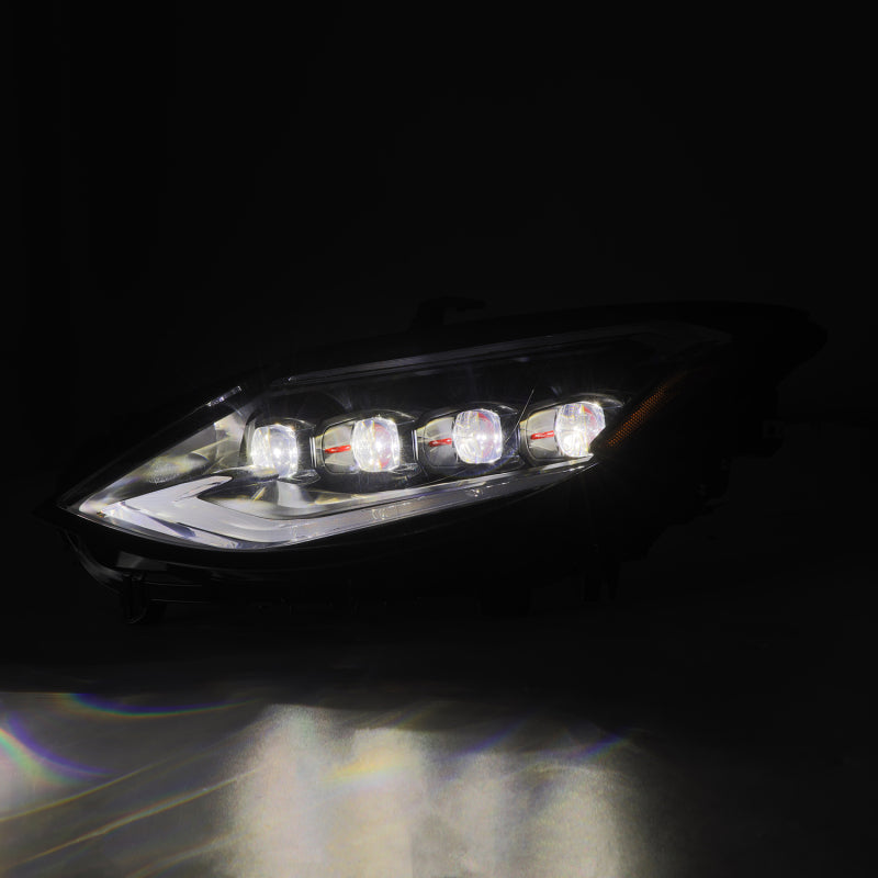 AlphaRex 23-24 Nissan Z NOVA-Series LED Projector Headlights Black w/Activation Light & Seq.Sig 880493