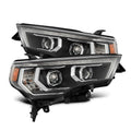 AlphaRex 14-22 Toyota 4Runner PRO-Series Projector Headlights Black w/Seq. Sig. + DRL 880814