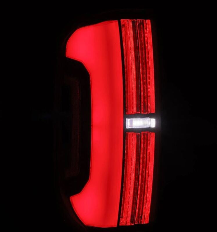 AlphaRex 14-21 Toyota Tundra Nova-Series LED Tail Lights - Black Red 672052