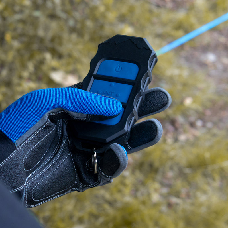 Borne Off-Road 10K Winch - Blue Synthetic Rope BNWN-10-SBL