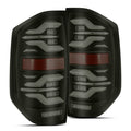 AlphaRex 14-21 Toyota Tundra LUXX LED Taillights Blk w/Activ Light/Seq Signal 672040