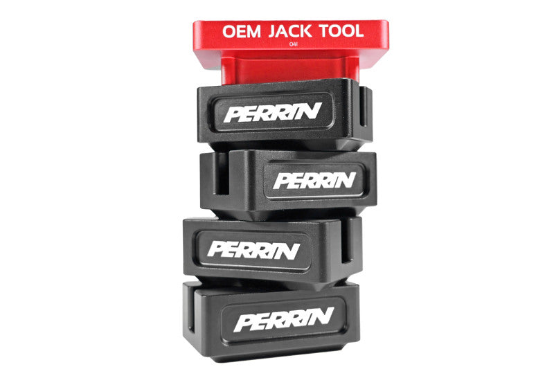 PERRIN [93-25 WRX/STI/Impreza/OBXT/LGT & 13-25 BRZ/GR86/Crosstrek] Jack Pad Set (5pc) - Black | PSP-BDY-040BK