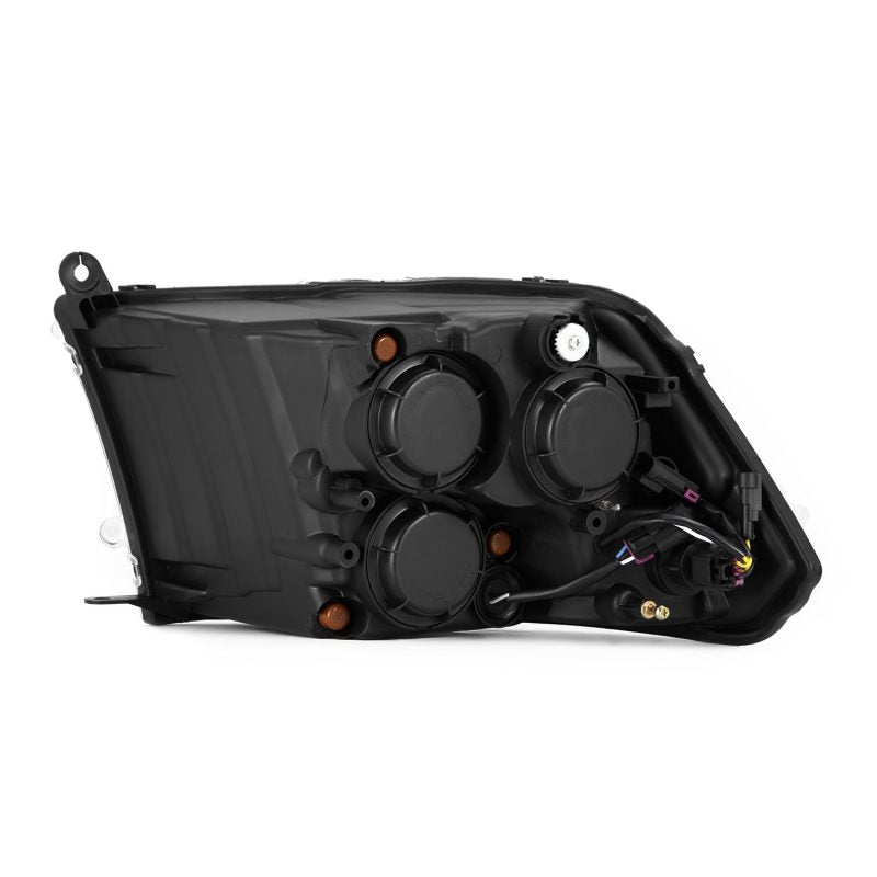 AlphaRex 09-18 Ram 2500 NOVA LED Proj Headlights Plank Style Alpha Blk w/Activ Light/Seq Signal/DRL 880557