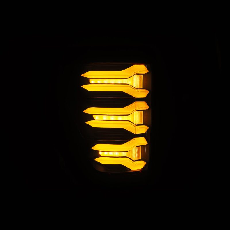 AlphaRex 21-22 Ford F-150 LUXX LED Tailights Black/Red 653030