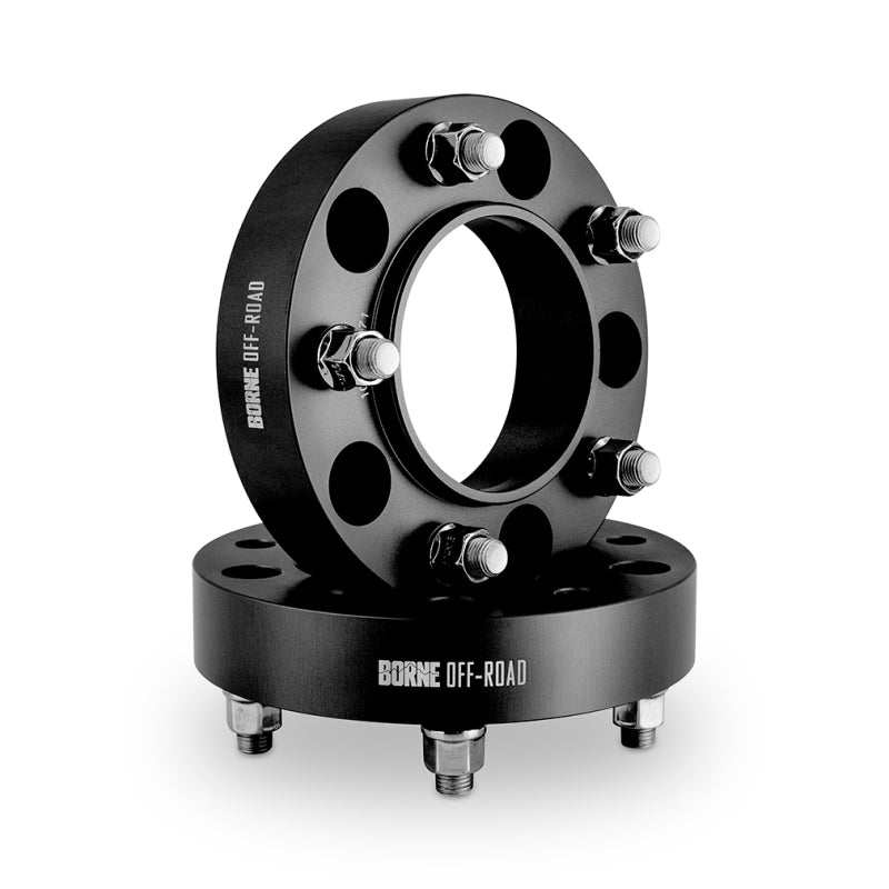 Borne Off-Road Wheel Spacers 5x150 110.1 25 M14 Black BNWS-010-250BK