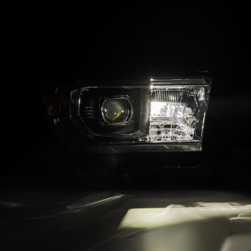 AlphaRex 07-13 Toyota Tundra / 08-17 Sequoia LUXX LED Proj HL Chrome w/Actv Light / Seq. Sig + DRL 880824
