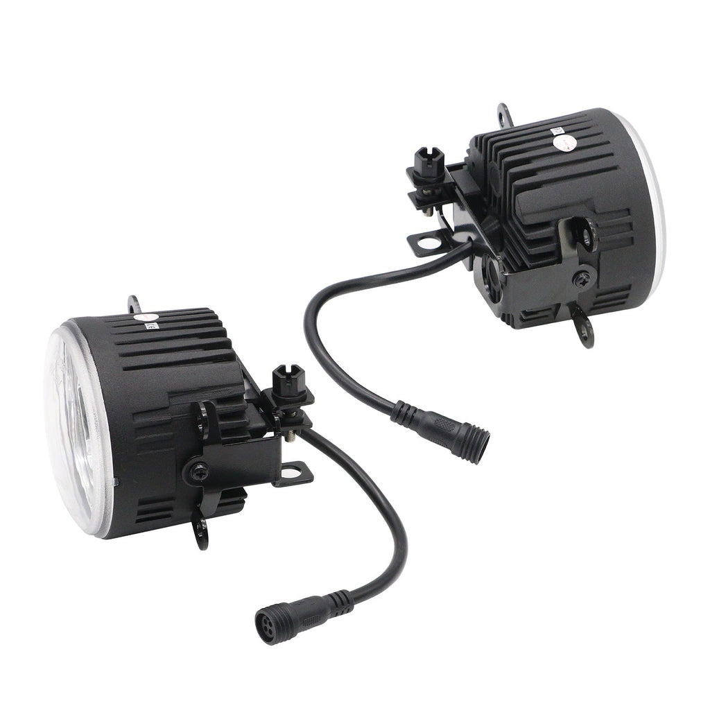 JDMuscle [15-21 WRX or STI, 13+ BRZ or FT86, 14+ Forester] LED / Halo DRL Fog Light Housings