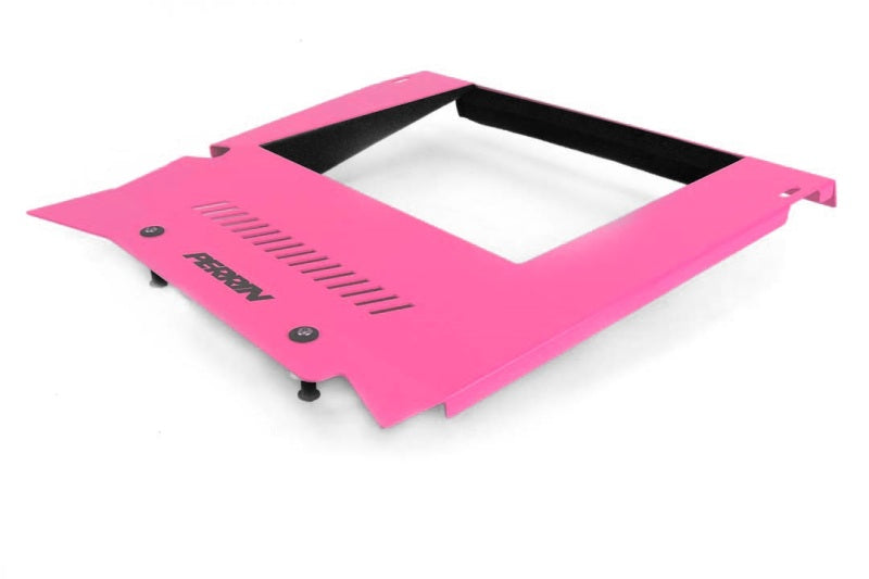 Perrin [15-21 WRX] Engine Cover Kit - Intercooler Shroud + Pulley Cover - Hyper Pink | PSP-ENG-165HP
