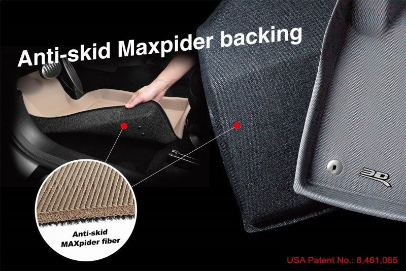 3D MAXpider 16-23 Mazda CX-9 7-Seat Maxtrac Black R1 R2 R3 A5MZ05701809
