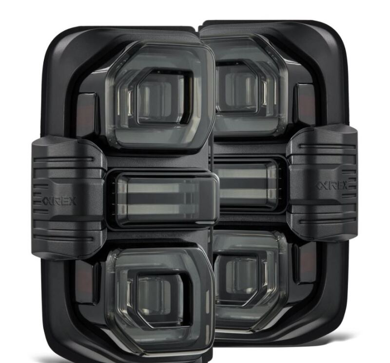 AlphaRex 21-24 Ford Bronco NOVA LED Tail Lights - Alpha-Black 659020