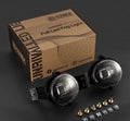 AlphaRex 02-08 Dodge Ram 1500/03-09 Ram 2500/3500 DoubleTap Dual Color LED Proj Fog Lights - Wt/Ambr 210005
