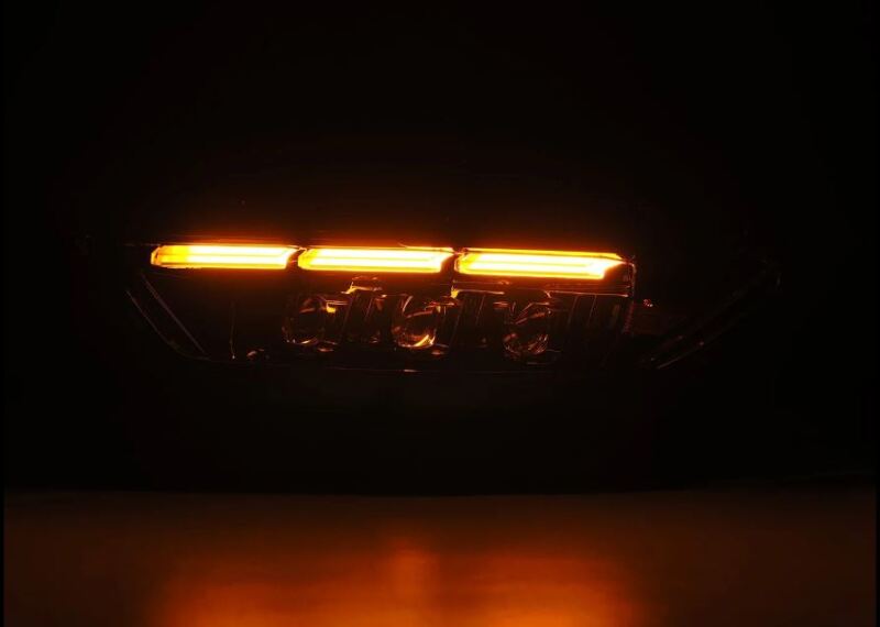 AlphaRex 15-17 Ford Mustang NOVA LED Proj Headlights Alpha Black w/Activ Light/Seq Signal/Switch DRL 880261
