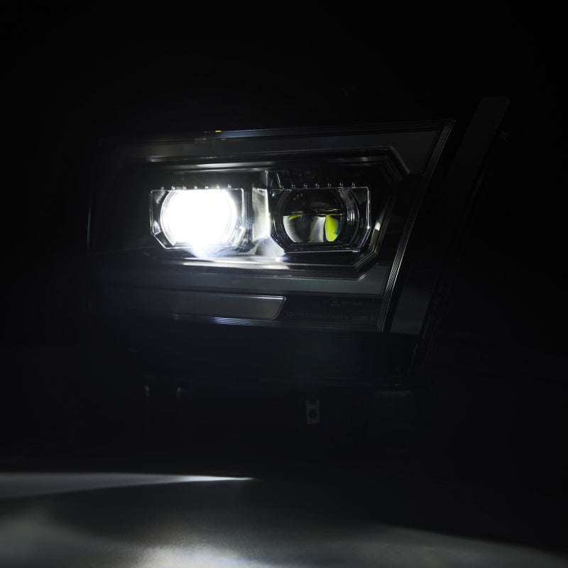 AlphaRex 19-22 Dodge Ram 1500 LUXX LED Proj Headlights Black w/Seq Activation Light/Seq Signal/DRL 880576