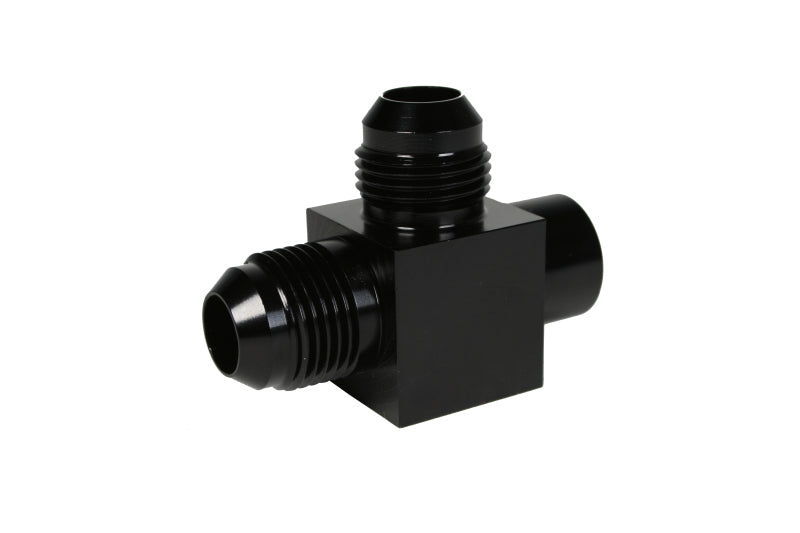 Aeromotive 2x Male AN-08 x ORB-06 Port Tee with Gauge Port