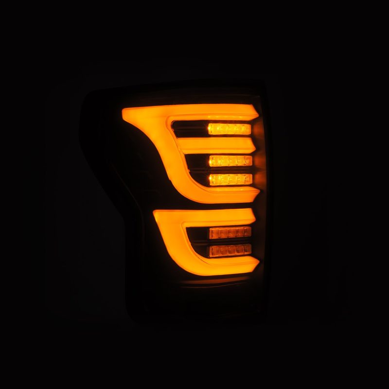 AlphaRex 07-13 Toyota Tundra LUXX-Series LED Tail Lights Black 670030