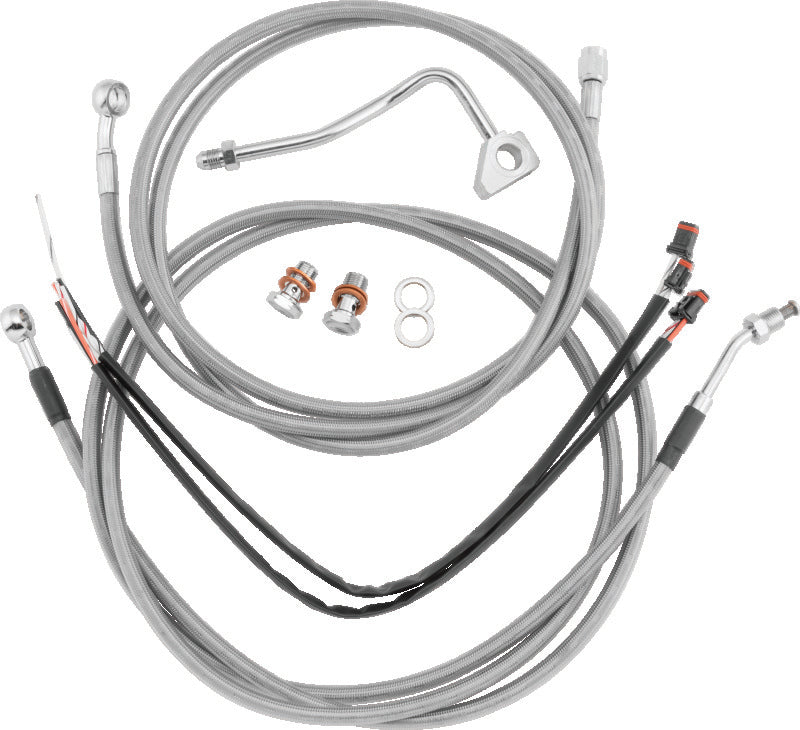 Burly Brand Control Kit 15in ABS - Stainless Steel B30-1104
