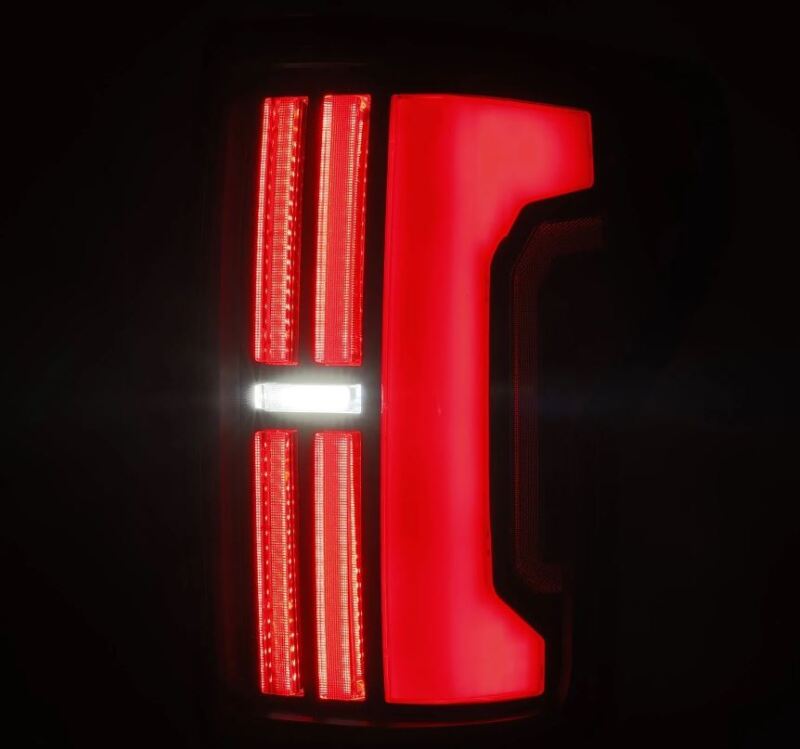 AlphaRex 07-13 Toyota Tundra Nova-Series LED Tail Lights - Black Red 670052