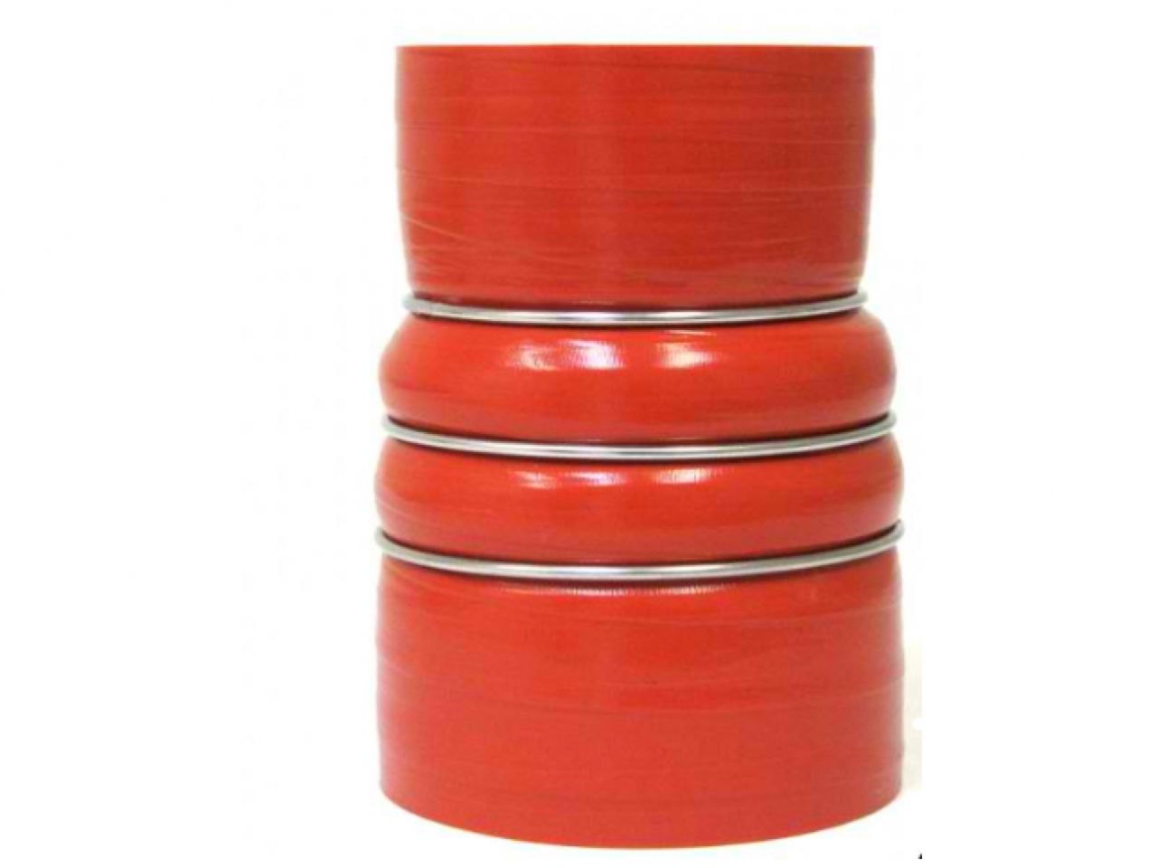 HPS 4-1/2" - 5" ID, 6" Length, Silicone Charge Air Cooler CAC Hose Double Hump Reducer Coupler Bellow Hot Side, Ultra High Temp 4-ply Aramid Reinforced, 114mm - 127mm ID