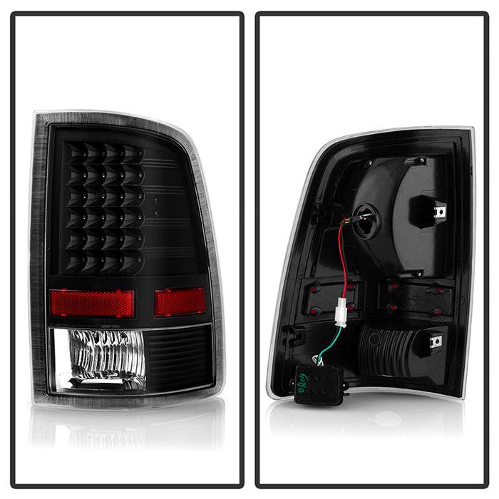 SPYDER Xtune Dodge Ram 1500 09-14 LED Tail Lights Incandescent Model Only Black ALT-JH-DR09-LED-BK 9025587