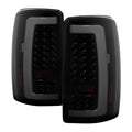 SPYDER xTune 00-06 Chevrolet Suburban C Shape Style LED Tail Lights - Black Smoke (ALT-ON-CD00-LBLED-BSM) 9050725