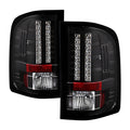 Spyder Chevy Silverado 07-13 LED Tail Lights Blk ALT-YD-CS07-LED-BK 5001771