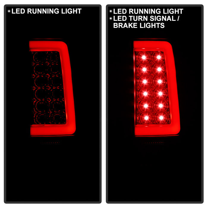 Spyder 07-13 Silverado (Will Not Work w/2010 921 Bulb)V3 Tail Lights Blk Smk ALT-YD-CS07V3-LBLED-BSM 5084095