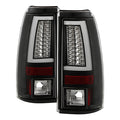 Spyder Chevy Silverado 1500/2500 99-02 Version 2 LED Tail Lights - Black ALT-YD-CS99V2-LED-BK 5081865