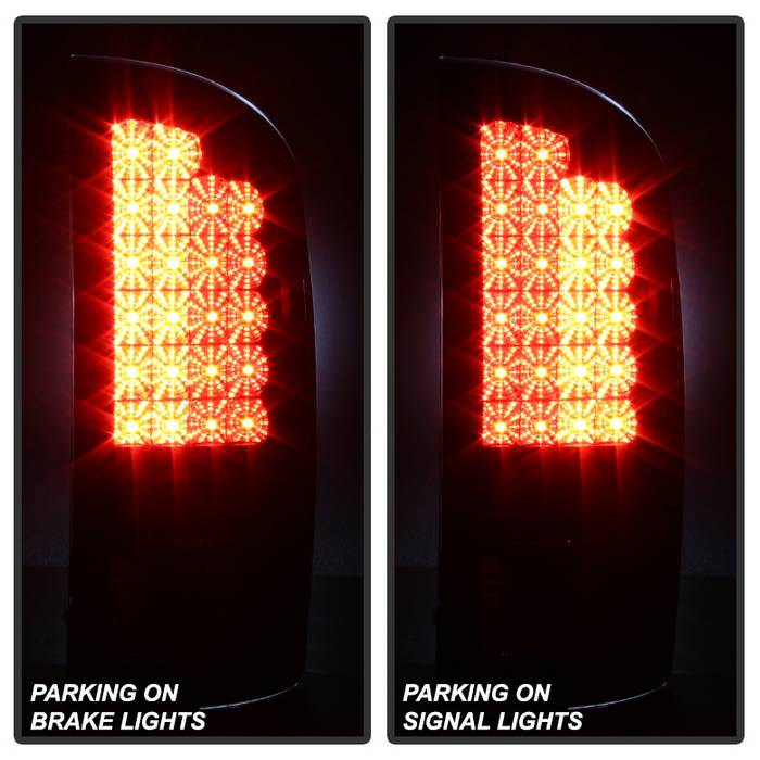 Spyder Dodge Ram 02-06 1500/Ram 2500/3500 03-06 LED Tail Light Black Smoke ALT-YD-DRAM02-LED-BSM 5078094
