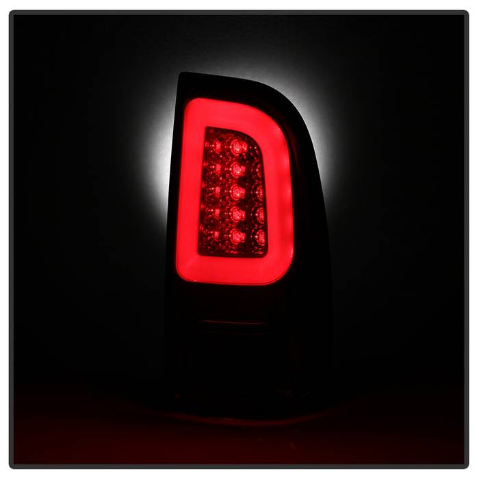 Spyder 08-16 Ford Super Duty F-250 V3 Light Bar LED Tail Lights - Red Clear (ALT-YD-FS07V3-LBLED-RC) 5084736