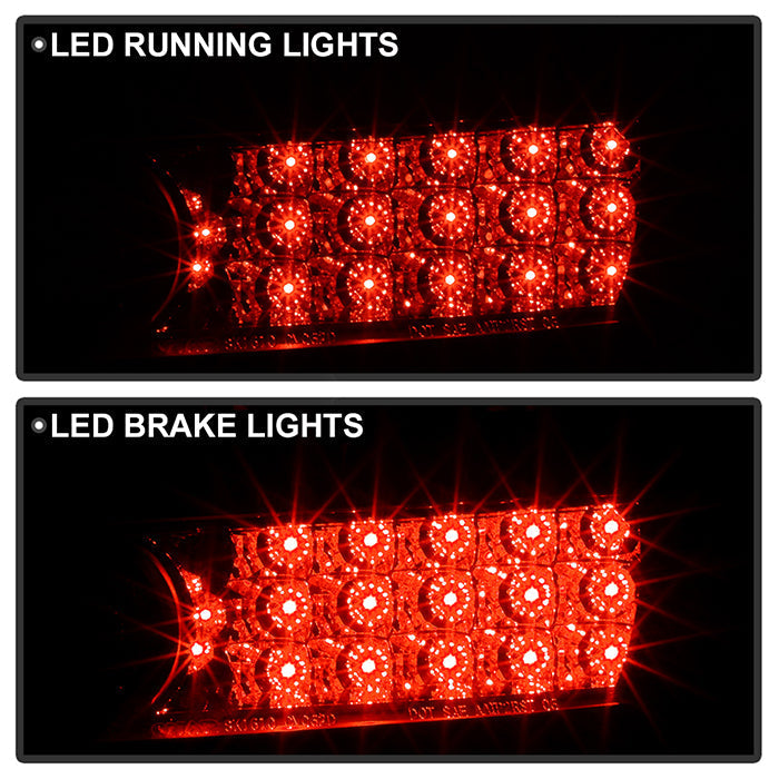 Spyder Honda Civic 06-08 2Dr LED Tail Lights Black ALT-YD-HC06-2D-LED-BK 5004499