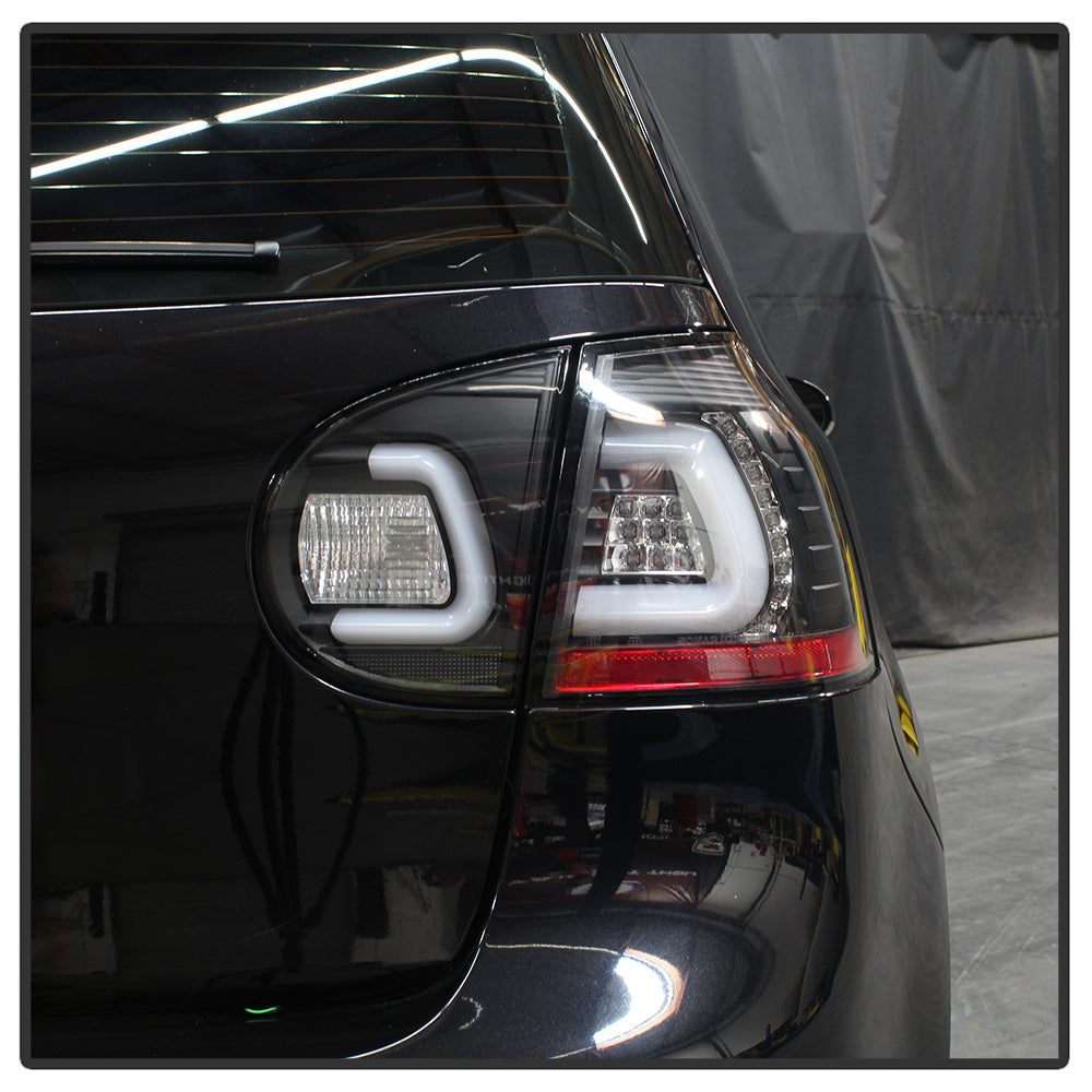 Spyder Volkswagen Golf V 06-09 LED TURN SIGNAL LED Tail Lights Black ALT-YD-VG03-LED-BK 5073792