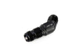 HPS Performance 3-12 AN Male to Male Bulkhead Adapter, Aluminum, Black