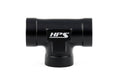 HPS NPT Female Tee Coupler Adapter, Aluminum, Black