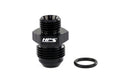HPS AN Male To O-ring Boss (ORB) Port Thread Male Adapter, Aluminum, Black