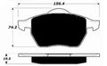 Porterfield Brake Pads for 2002 VOLKSWAGEN JETTA Wagon GLX VR6