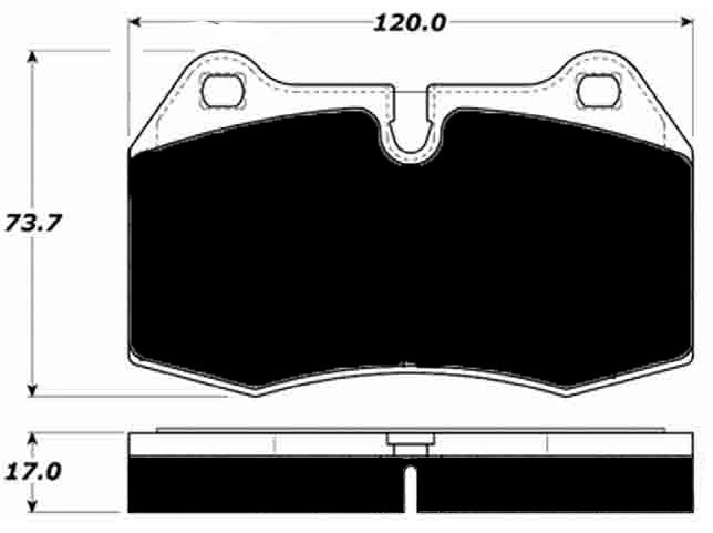 Porterfield Brake Pads for 1997 BMW 850I