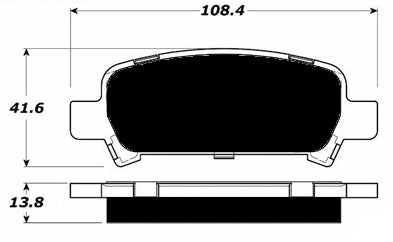 Porterfield Brake Pads for 2002 SUBARU WRX