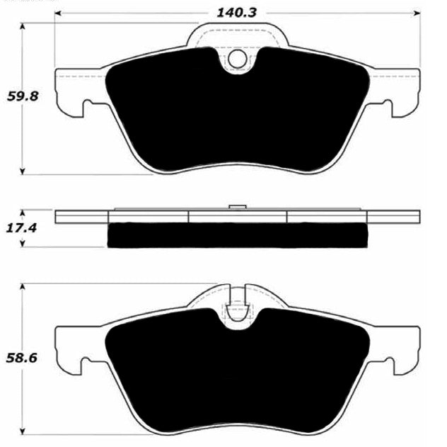 Porterfield Brake Pads for 2004 MINI Cooper