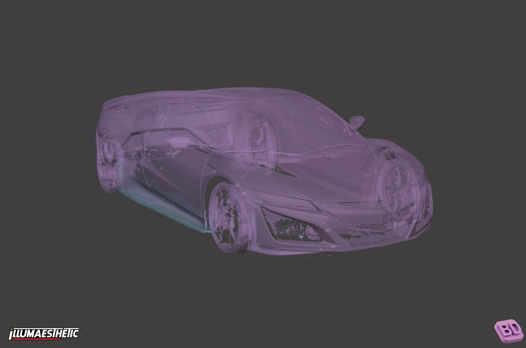Acura Honda NSX (NC1) 3D Scan (2016-2021)