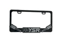 Yellow Speed Racing Acrylic License Plate Frame - Bagged Style