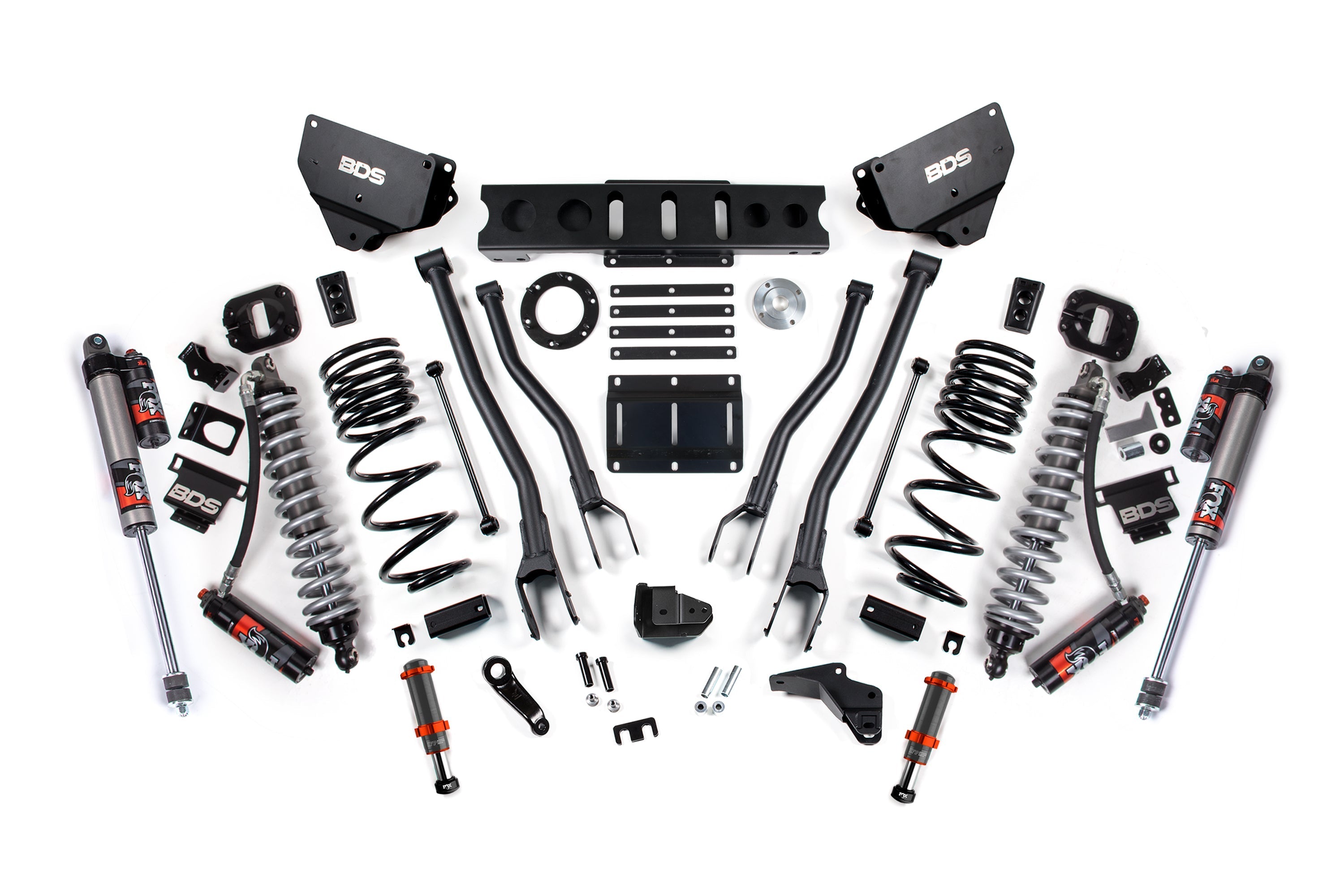 4 Inch Lift Kit w/ 4-Link | FOX 2.5 Coil-Over Conversion - Performance Elite | Ram 2500 (14-18) 4WD | Diesel
