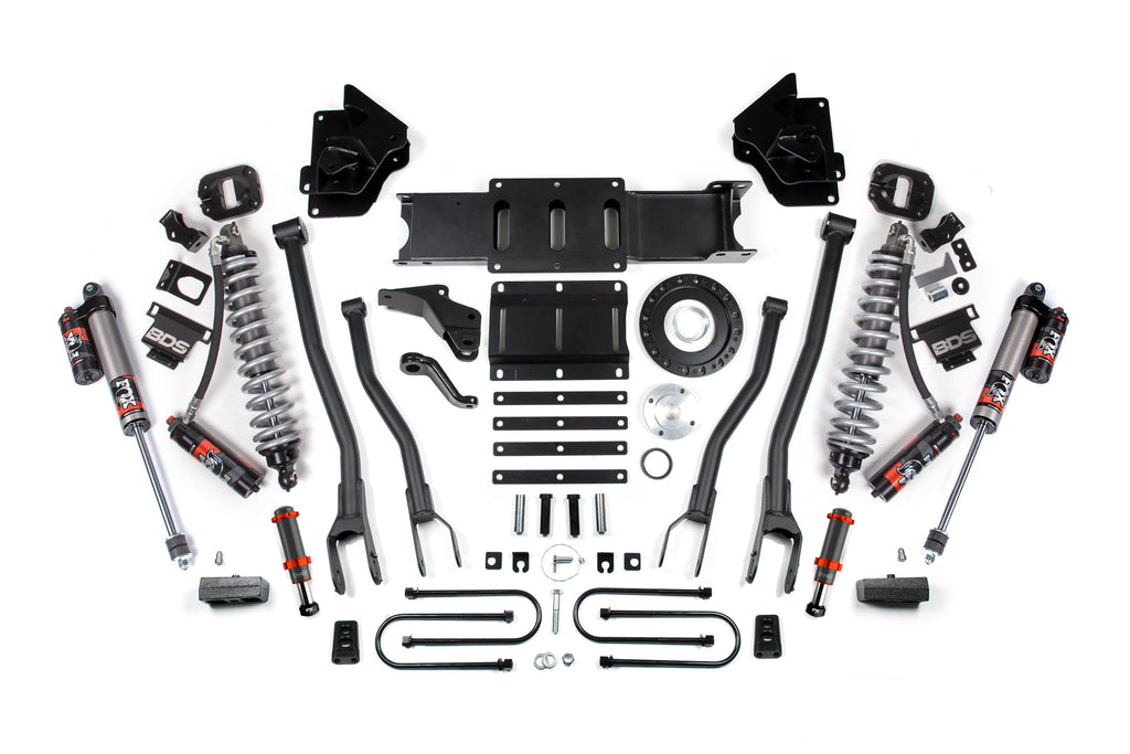 4 Inch Lift Kit w/ 4-Link | FOX 2.5 Coil-Over Conversion - Performance Elite | Ram 3500 (13-18) 4WD | Diesel