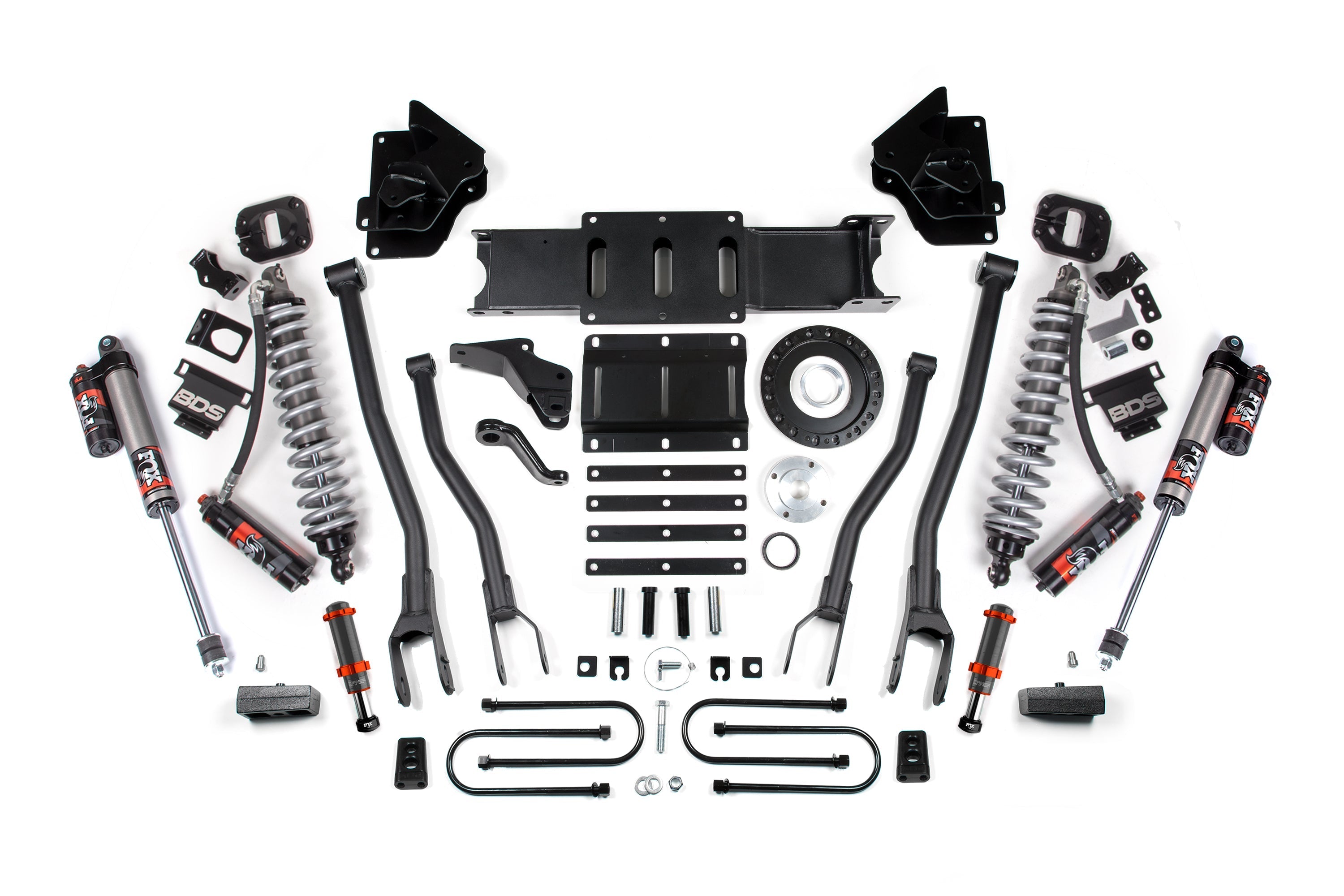 4 Inch Lift Kit w/ 4-Link | FOX 2.5 Coil-Over Conversion - Performance Elite | Ram 3500 (13-18) 4WD | Diesel