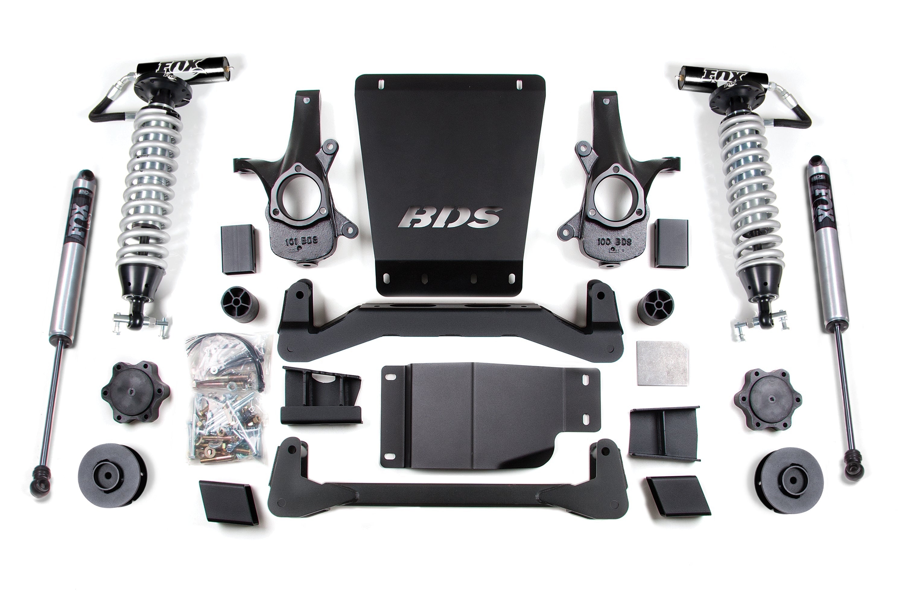 4 Inch Lift Kit | FOX 2.5 Coil-Over | Chevy/GMC Avalanche, Suburban, Tahoe, or Yukon 1500 (07-14) 4WD